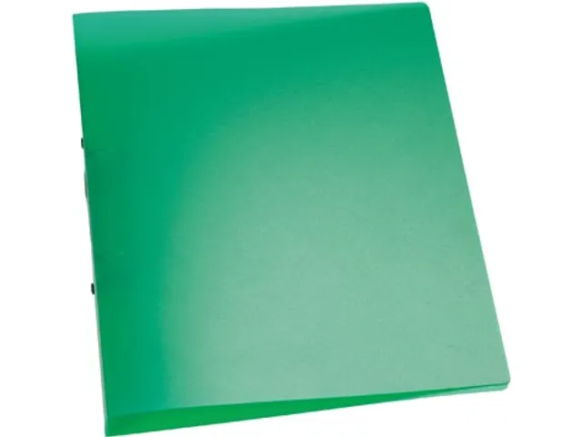 Ringmap A4 PP 2 Ringen 25mm Transparant Groen