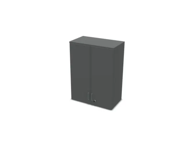 opzetkast v. kast met openslaande deuren MS-donkergrijs 1070x800x445mm