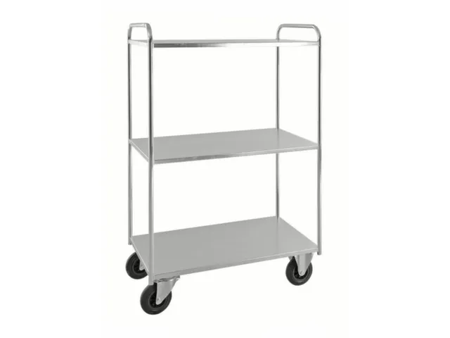 etagewagen,draagverm. 400kg,3etage(s),laadvl. LxB 940x540mm,staaletage