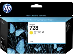 Inktcartridge HP F9J65A 728 geel