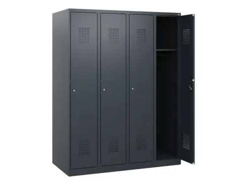 schoollocker,HxBxD 1530x1200x500mm,4vak,vak B 300mm,cil.-slot