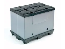 Vouwbare Palletbox Pp/pe Hxlxb 900X1200X800Mm 620L 9Poten