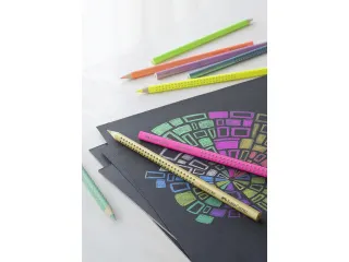 kleurset Faber-Castell GRIP pastel, neon en metallic 12 stuks - 5