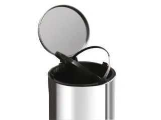 pedaalemmer,30l,HxØ 650x300mm,binnenbak kunststof,romp staal zwart - 3