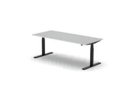Elektrisch ihv bureau,HxBxD 650-1310x2000x900mm,blad wit