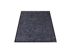 Schoonloopmat Binnen 60x90 Cm Wasbaar Grijs