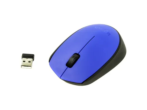 Logitech M171 draadloze muis blauw