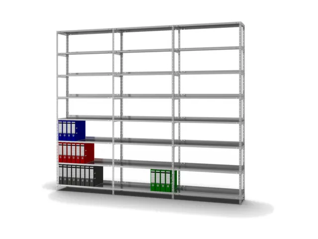 dossierstelling,grondveld,HxBxD 2550x1000x300mm,vaklast 60kg