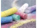 Craie de trottoir Eberhard Faber 6 couleurs avec paillettes
