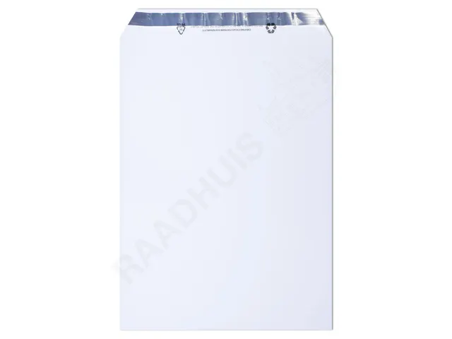 Envelop Raadhuis 235x305 Plakstrip Transparant 45 Micron 1000 Stuks