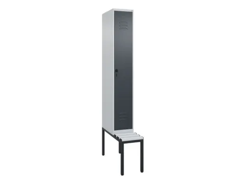 locker voor scheiding van kleding,HxBxD 2120x300x815mm,1vak
