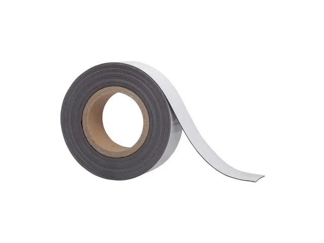Bande magnétique MAUL 10mx40mmx1mm effaçable blanc