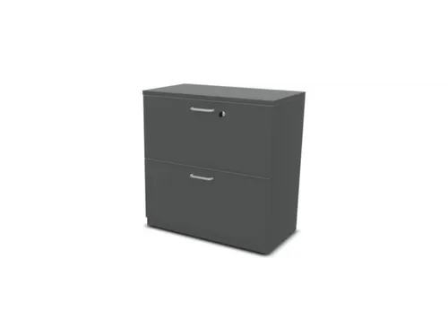 Hangmappenkast Hxbxd 740x800x445mm 3 Laden Ms-Donkergrijs