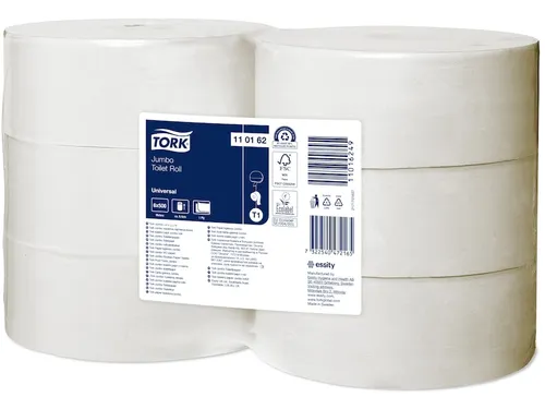 Tork 110162 Advanced Toilet Papier Jumbo Roll T1 Wit 1-Laags