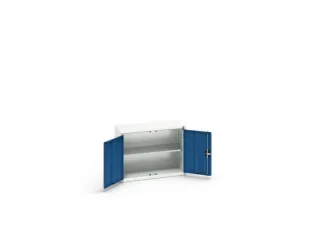 universele kast,HxBxD 600x800x350mm,1xStalen bodem,romp RAL7035 - 1