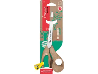 Schaar Maped Office Advanced Wood 21cm links bruin - 2
