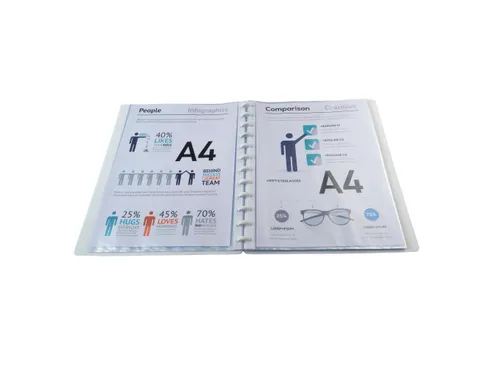 Showalbum Kreacover PP ring 30 tas wit