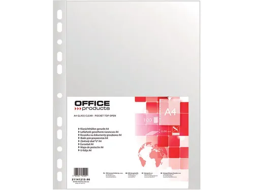 Office Products showtas A4 40 micron 11-gaats gekorreld 100 stuks