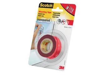 Plaktape 3m Scotch Montage 19mmx1.5m Transparant 2z - 1
