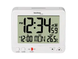 Wekker Technoline WT 195 95x80x32mm wit