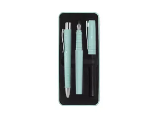 Balpen en Vulpen Faber-Castell Poly Pen in giftbox caribic blue - 1