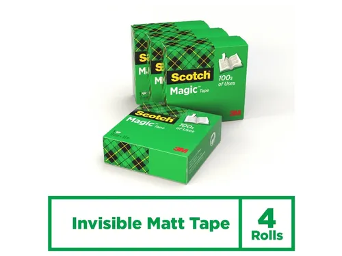 Plakband Scotch Magic 810 19mmx33m onzichtbaar mat