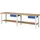 werkbank,HxBxD 790-1140x3000x700mm,beukblad,draagverm. 750kg