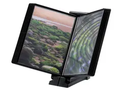 Infomanager Djois Flex-O-Frame basis met 10-tassen antraciet/zwart