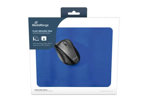 MediaRange Platte muismat 250x220x3mm Blauw