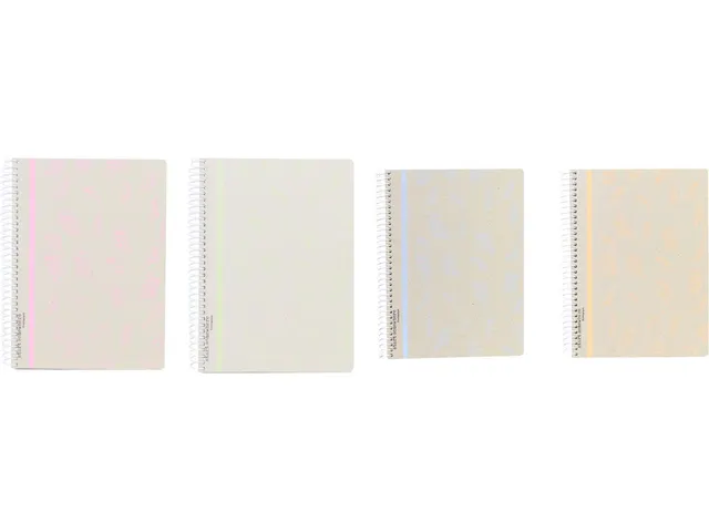 Spiraalblok ECOLOGIQUE A4 ruit 5mm 80v 90gr krimp 2st 2 motieven