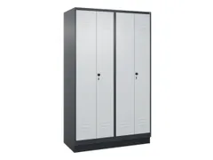 locker voor scheiding van kleding,HxBxD 1950x1200x500mm,4vak
