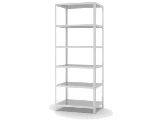 magazijnstelling,grondveld,HxBxD 2500x1000x600mm,vaklast 200kg - 2