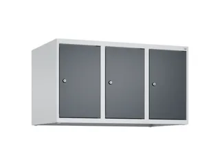 opzetkast,v. locker,3vak.,vak B 300mm,HxBxD 500x900x500mm,cilinderslot - 2