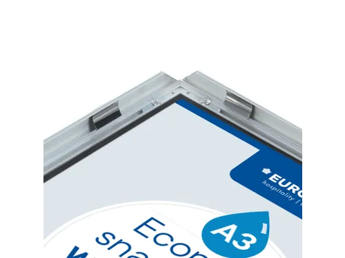 Europel Kliklijst Economy Outdoor A3 Zilver 25 mm waterdicht