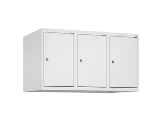 opzetkast,v. locker,3vak.,vak B 300mm,HxBxD 500x900x500mm,cilinderslot - 2