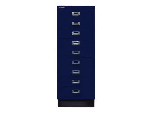 kantoor-ladekast HxBxD 940x349x432mm 9 laden romp oxfordblauw staal