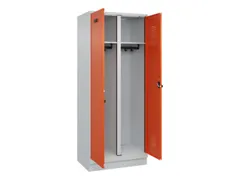 locker voor scheiding van kleding,HxBxD 1950x800x500mm,2vak