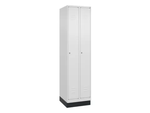 locker,HxBxD 1950x500x500mm,2vak,vak B 250mm,cil.-slot,sokkel
