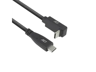 Kabel ACT USB-C standaard naar USB-C hoek boven/beneden 10Gbps 1m - 7