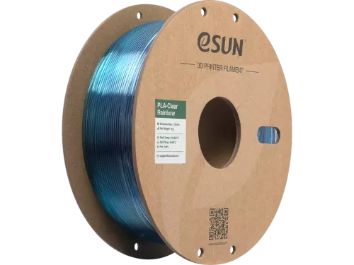 eSUN 3D printer Filament PLA-Clear 1,75mm Paars blauw cyaan 1kg