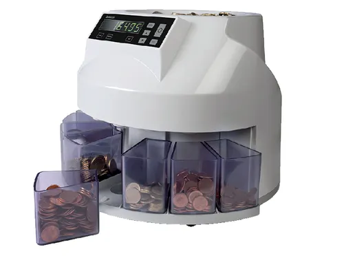 Safescan 1250 Munttelmachine & Sorteerder Euro Wit