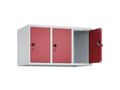 opzetkast,v. locker,3vak.,vak B 300mm,HxBxD 500x900x500mm,draaigrendel