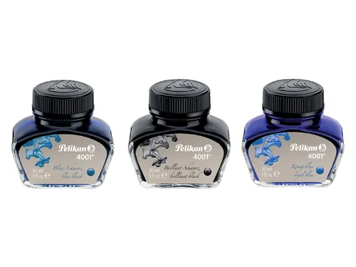 Vulpeninkt Pelikan 4001 30ml blauw/zwart
