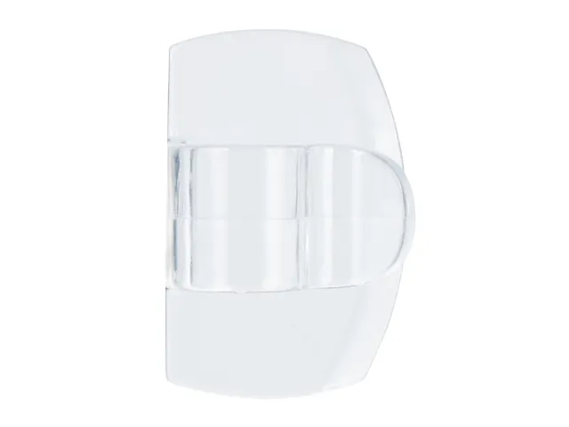 Kabelklem Command rond incl bevestigingsstrips transparant 4 stuks