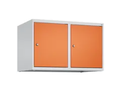 opzetkast,v. locker,2vak.,vak B 400mm,HxBxD 500x800x500mm,vleugeldeur