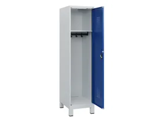 schoollocker,HxBxD 1630x400x500mm,1vak,vak B 400mm,cil.-slot,voeten - 1