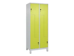 Z-garderobekast,HxBxD 1950x800x500mm,vak B 200/400mm,draaigrendel