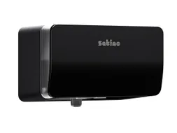 Toiletpapierdispenser Satino MT1 Hyginity duo zwart 333427