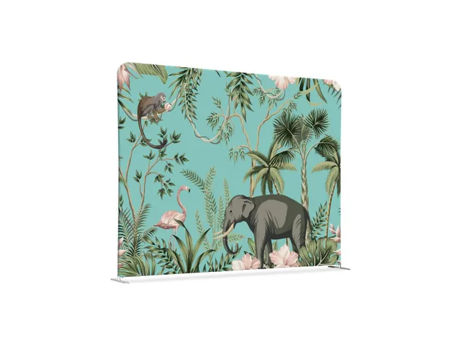 Scheidingswand Textiel 150x150cm Kids Corner Tropical Animal