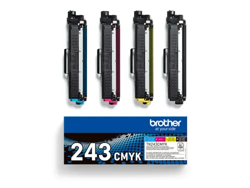 Brother TN-243 Toner Multipack Zwart + 3 Kleuren Origineel